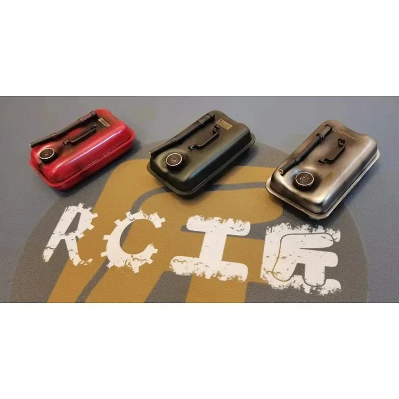 1pcs Simulatie Abs Horizontale Olie Vat voor 1/10 RC Crawler Auto TRX4 Defender RC4WD D90 D110