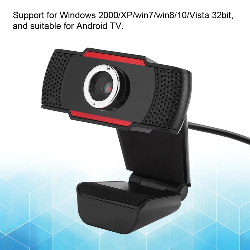 1080P Resolution USB Conference Webcam USB 2.0 Interface Built-In Microphone HD Webcam Camera Rotatable Lens