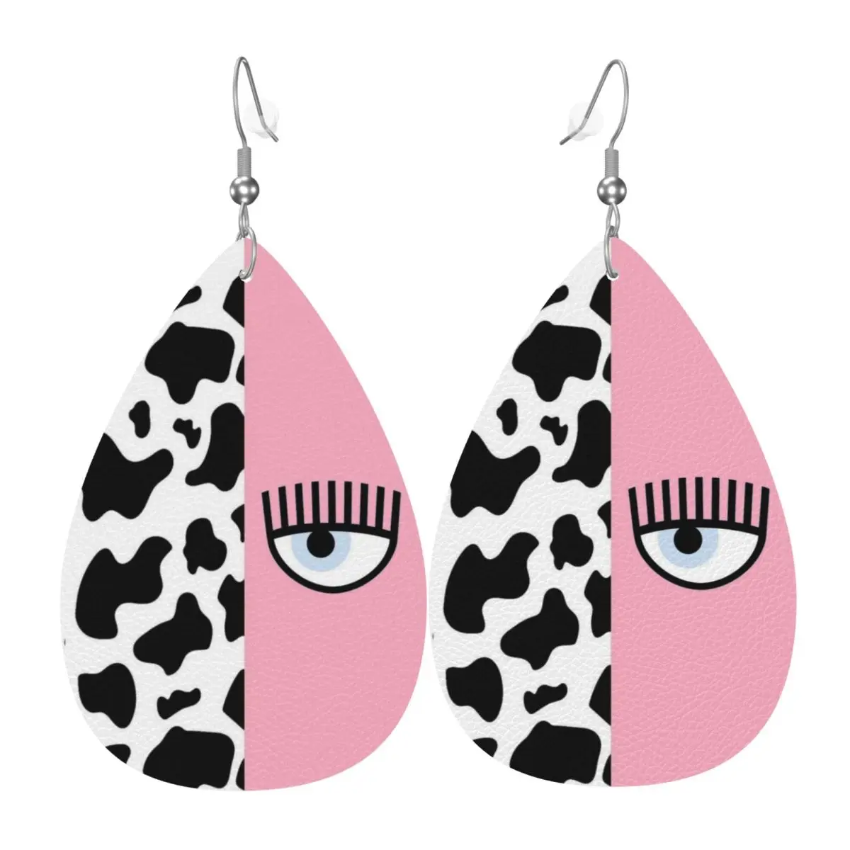 

Висячие серьги на заказ, феррагнские глаза, кожаные серьги-капли C-Chiara, кожаные серьги из ПВХ для подарков, изящные ювелирные изделия