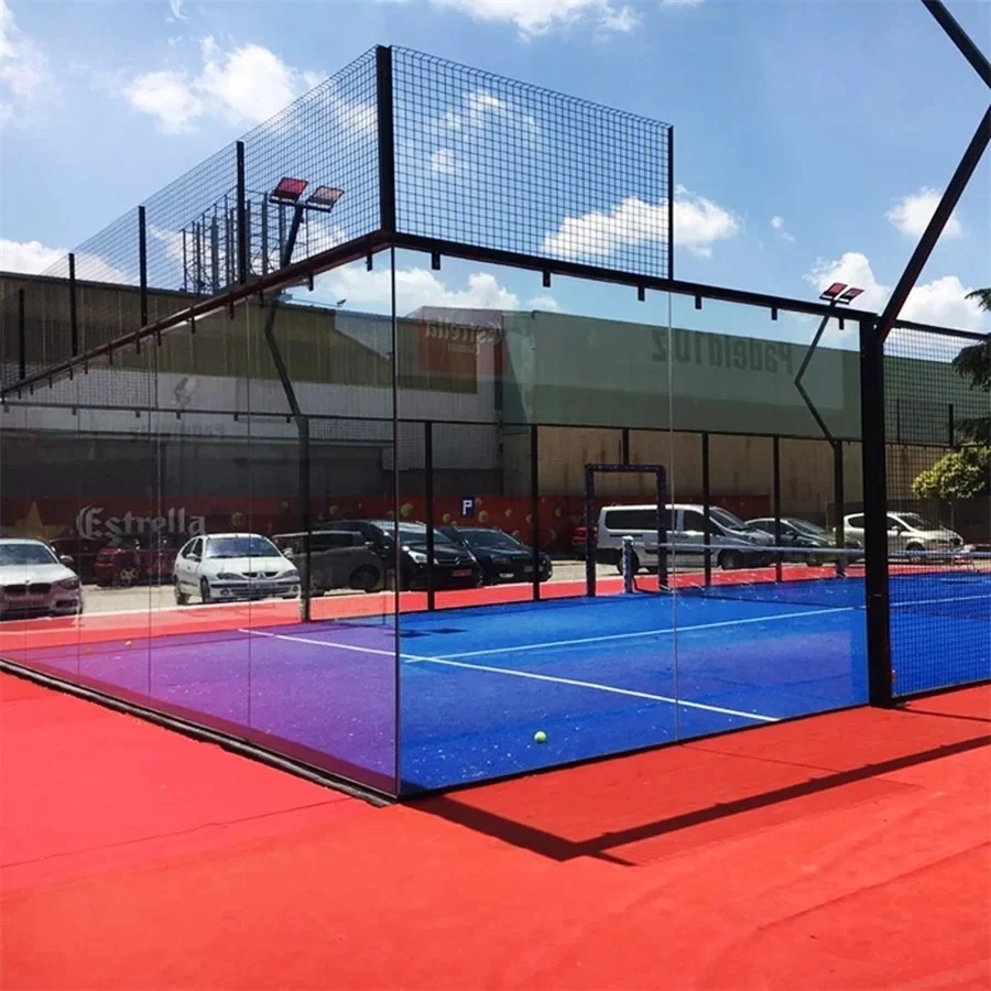 Professional Padel Court Panoramic Outdoor Padel Tennis Court