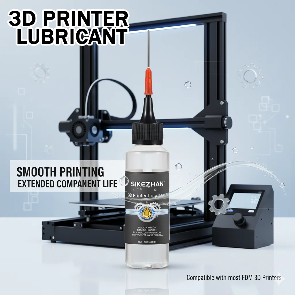 3D Printer Maintenance Oil – Low Friction, Quiet Operation, Anti‑Vibration, for Linear Guides, Sliders, Rods & Z‑Screws