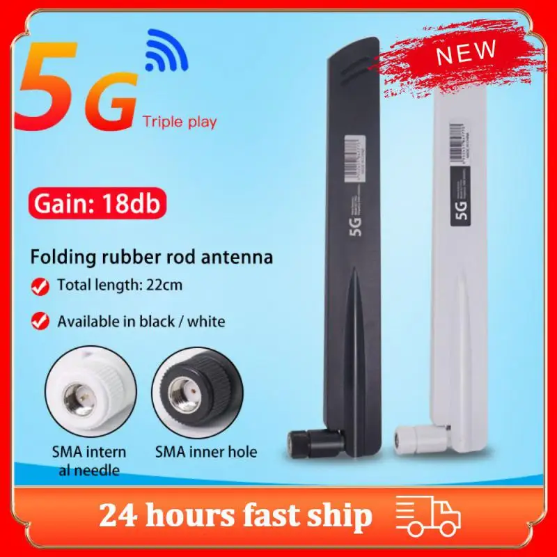 

Full-band 5g High Gain 18dbi Foldable Flexible 5g Full Band Portable Office Accessories 5g Antenna 22cm Stable Signal