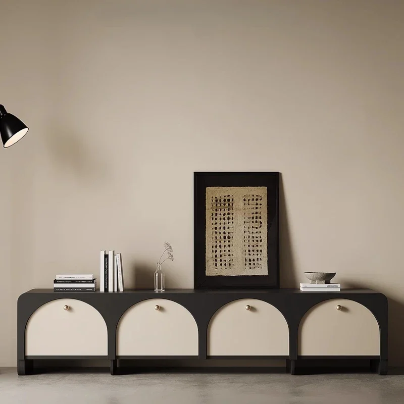 Meuble de Rangement de Table TV au Design Moderne et Unique, Meuble Esthétique pour Salon