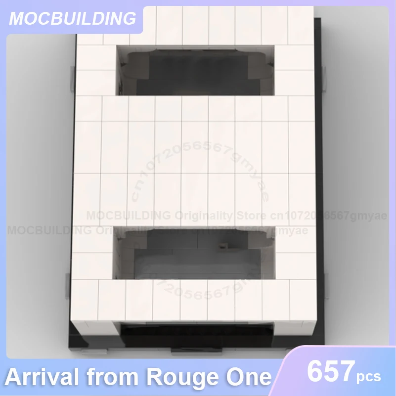 Chegada do rouge um modelo de exibição moc blocos de construção diy montar tijolos espaço coleção arquitetura brinquedos presentes 657 pçs