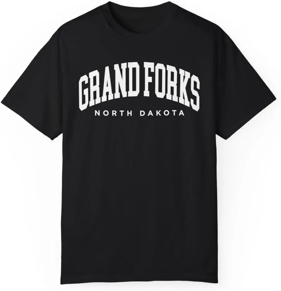 Grand Forks North Dakota Adult Unisex Comfort Colors Short Sleeve T-Shirt