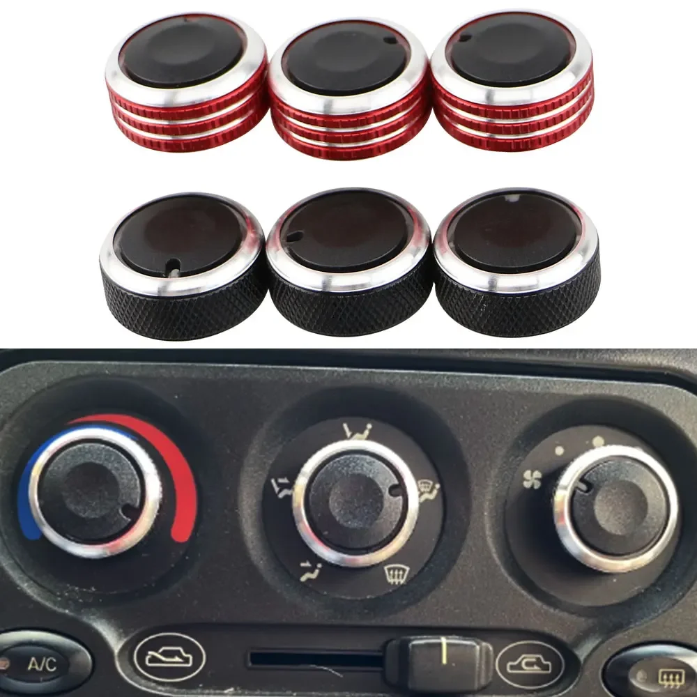 For Daewoo Matiz Chevrolet Spark M100 M150 for Chery QQ3 QQ6 AC Knobs Air Conditioning Heat Control Switch Knob Accessories