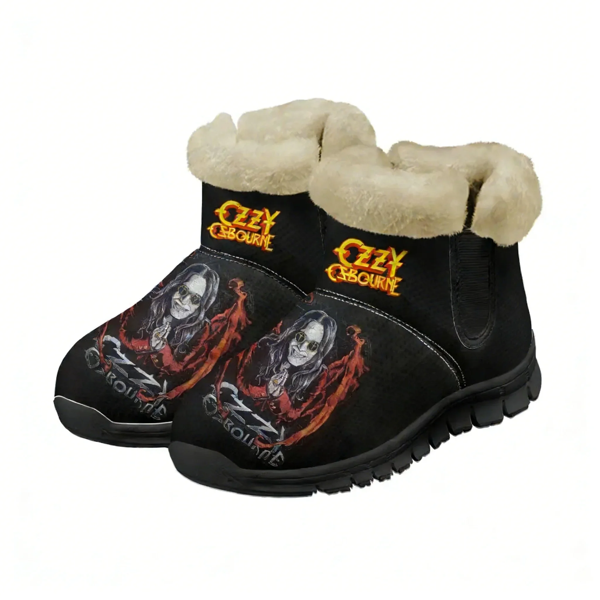 

Ozzy Rock Singer Osbourne Snow Boots Heavy Metal Mens Womens Teenager Shoes Keep Warm Casual Lightweight Sports Custom Sneakers