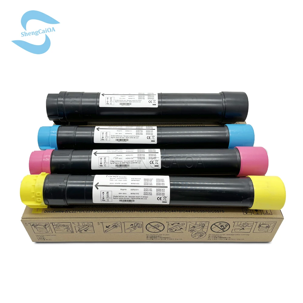 4PC/Set WC7525 Toner Cartridge For Xerox WorkCentre 7530 7535 7545 7556 7830 7835 7845 7855 7970 Compatible Japan Toner Powder