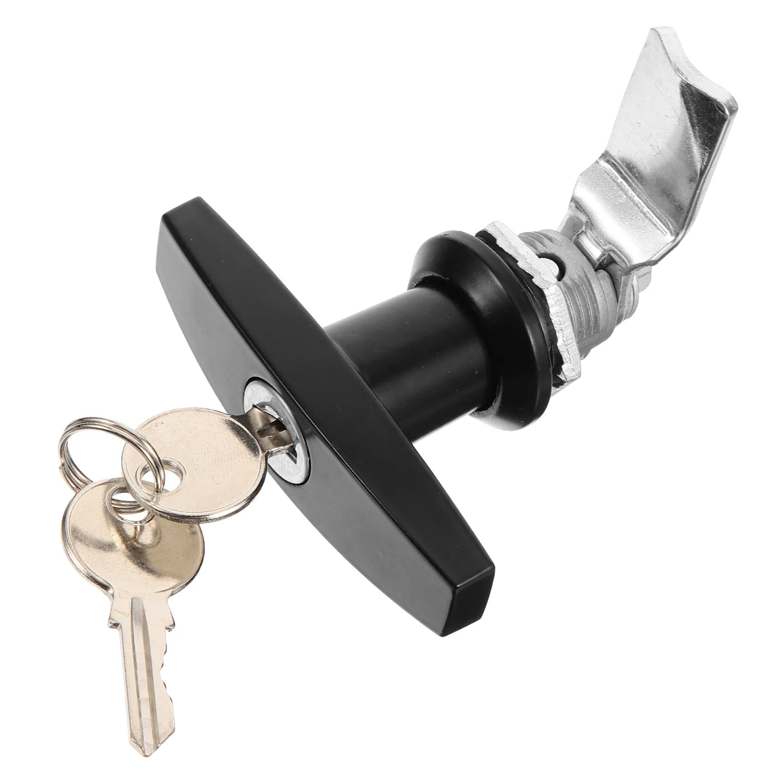 

1Pc Zinc Alloy Lock for RV Trailer Cabinet Electrical Box Tool Box Black Color Durable Security Child Safety