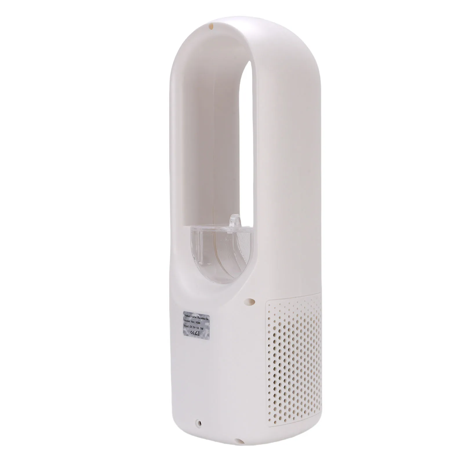 

Безлопастной настольный вентилятор с 6-скоростной бесшумной работой и красочной светодиодной функцией запотевания Портативный охлаждающий вентилятор для офиса, спальни