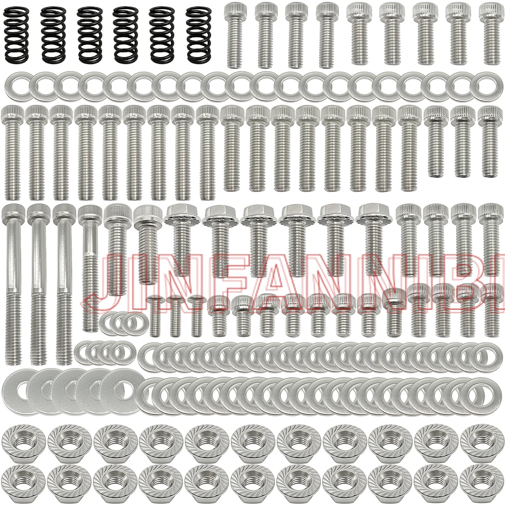 

Комплект винтов с шестигранной головкой из нержавеющей стали для Yamaha Blaster Banshee 350 YFZ350 1987-2002 2003 2004 2005 2006