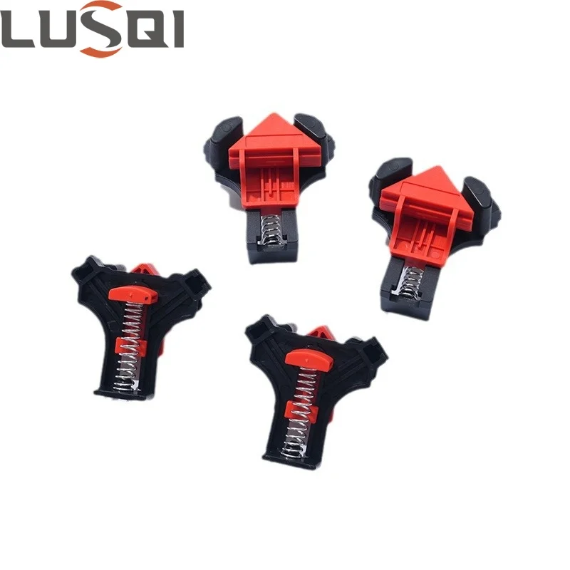 

LUSQI Lightweight Right-Angle Clamp for Picture Frame Crafting Handmade Model Anti-Slip Jaw Home DIY Woodworking Clamp Set
