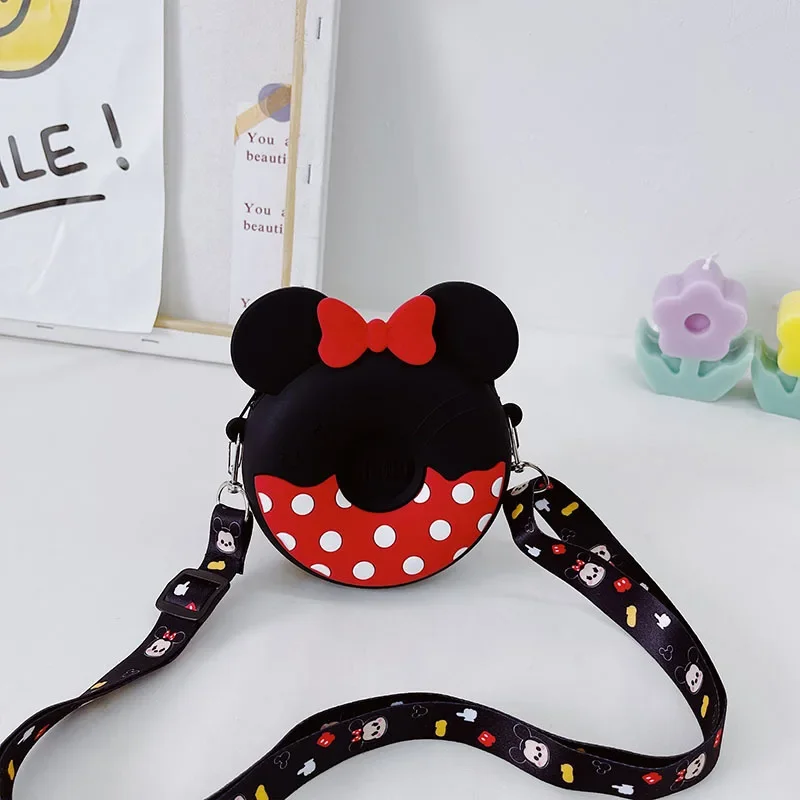 Disney torby dla dzieci dla dziewczynek Mickey torba na ramię Crossbody chłopcy i dziewczęta moda niemowlęca urocza Disney Mickey Mouse Series