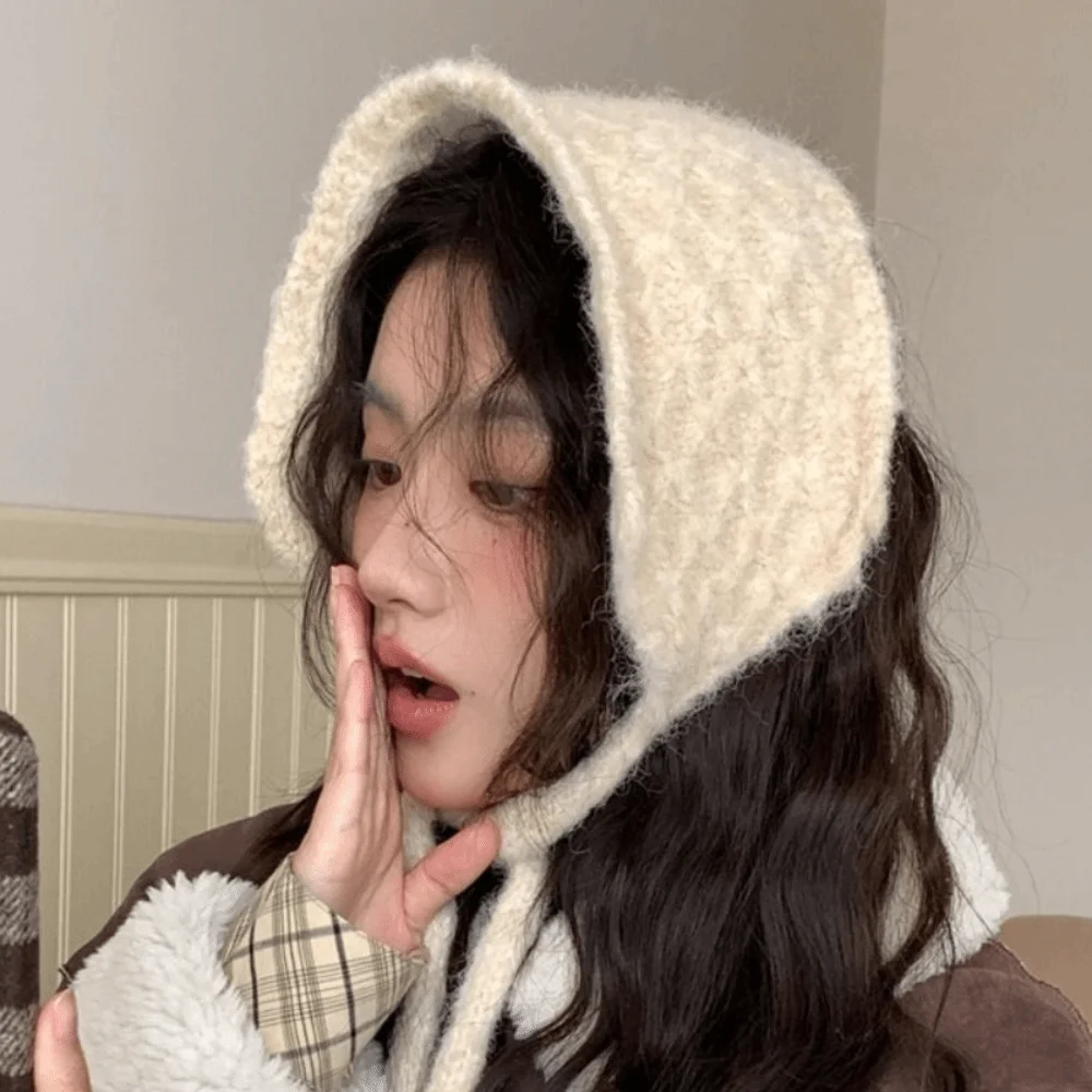 شخصية سماكة الصوف Strappy الأذن إفشل بلون الدفء Earlap دفئا اليدوية يندبروف محبوك غطاء للأذنين لباس غير رسمي