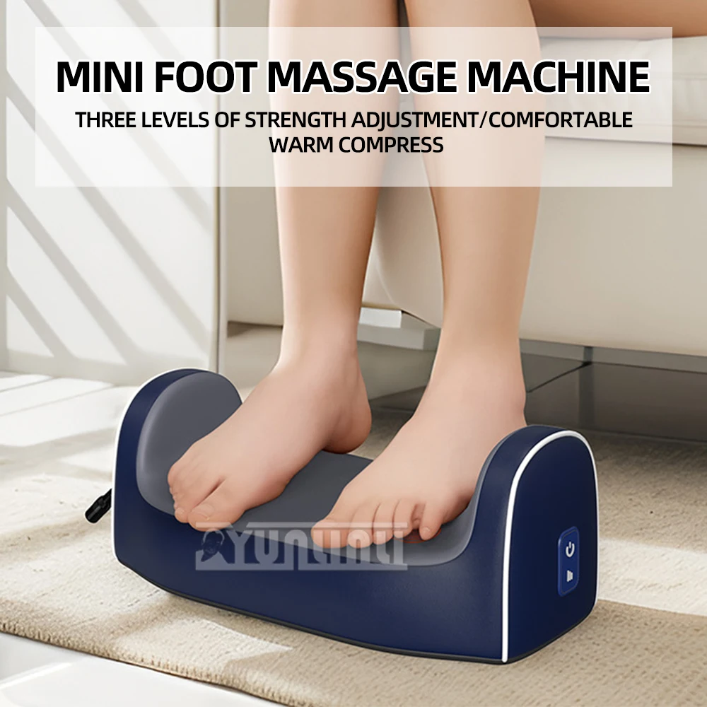 Electric Shiatsu Foot Calf Massager with Heated Kneading Rolling Relaxation Leg Arm Massage