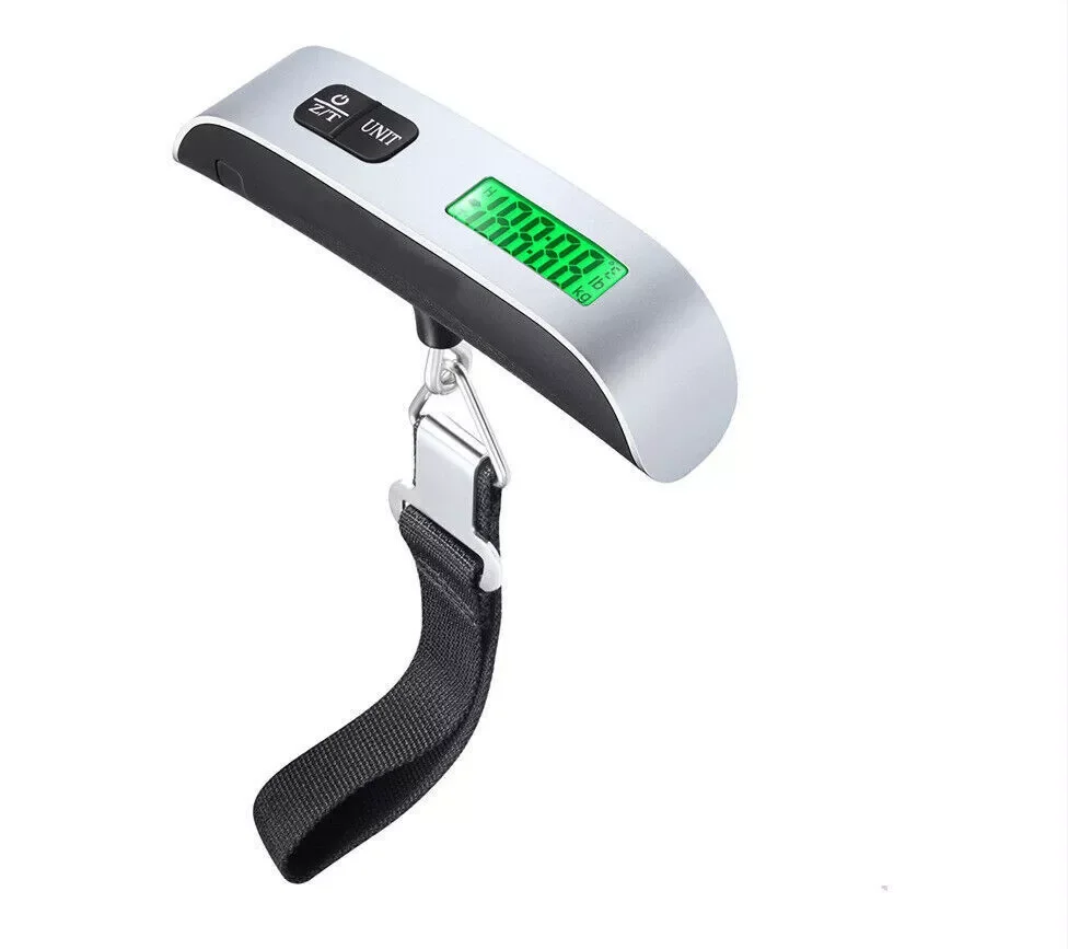 

110lb 50kg Portable Travel LCD Digital Hanging Luggage Scale Electronic Weight