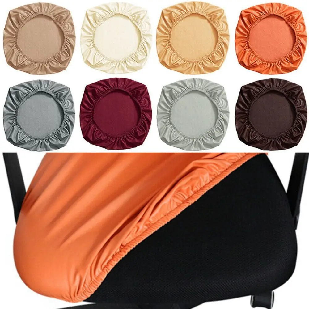 Waterproof PU Leather Computer Chair Covers Office Stretch Seat Slip Protector
