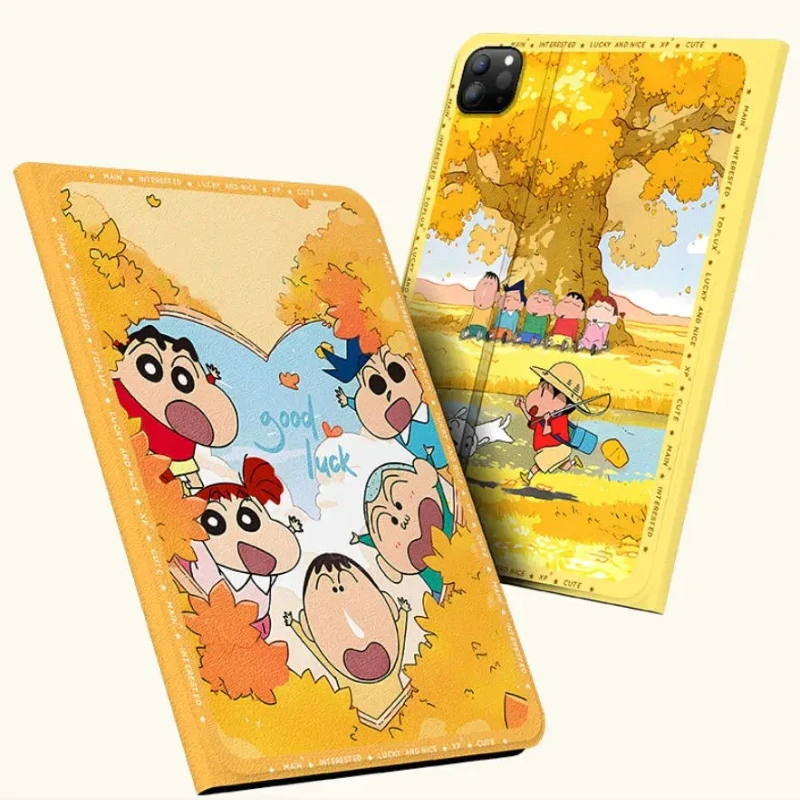 

Crayon Shin-chan For iPad Case Ipad 8/9/10 10.2in A16 11in Tablet Cover Air3 4 5 10.5in 10.9in Pro 4 5 6 12.9in Protective Shell