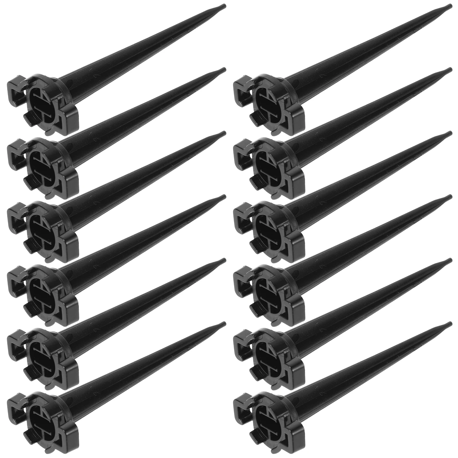 

50 Pcs Garden Light Pile Heavy Duty Ground Spikes Decorate Plastic Courtyard Lamp Post