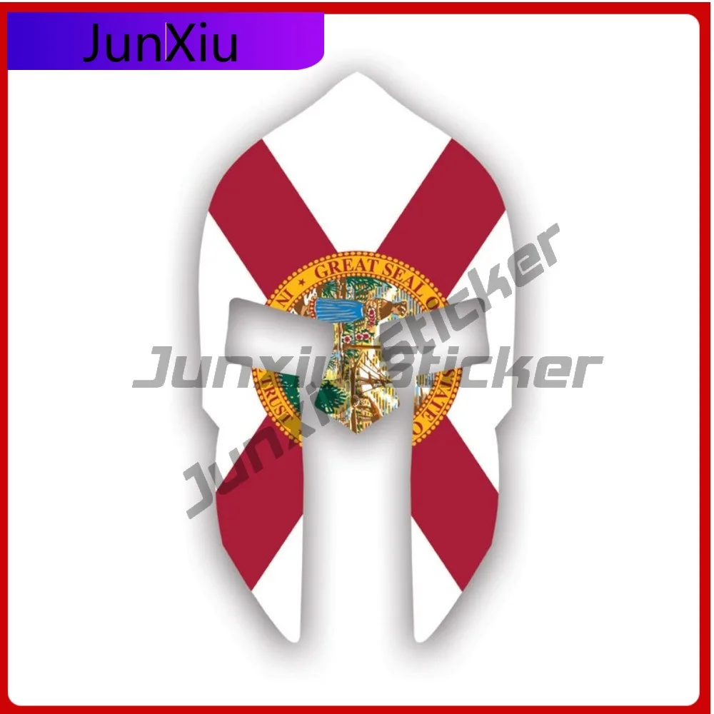 

Флаг Флориды, водонепроницаемый, устойчивый к солнцу, забавный, для заднего ветрового стекла, бампера, мотоцикла, самоклеящийся, легко наносимый декор