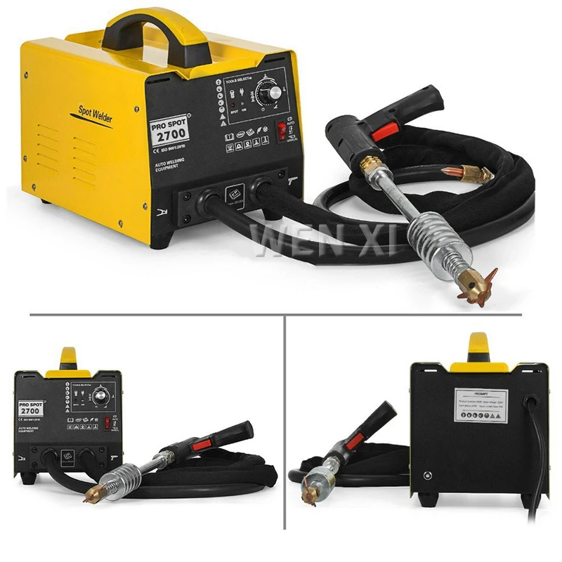 Spot Welder Dent Puller Machine 2KW Spot Dent Puller 3500A Vehicle Repair Puller Kit 5 Modes Auto Body Dent Puller Welder