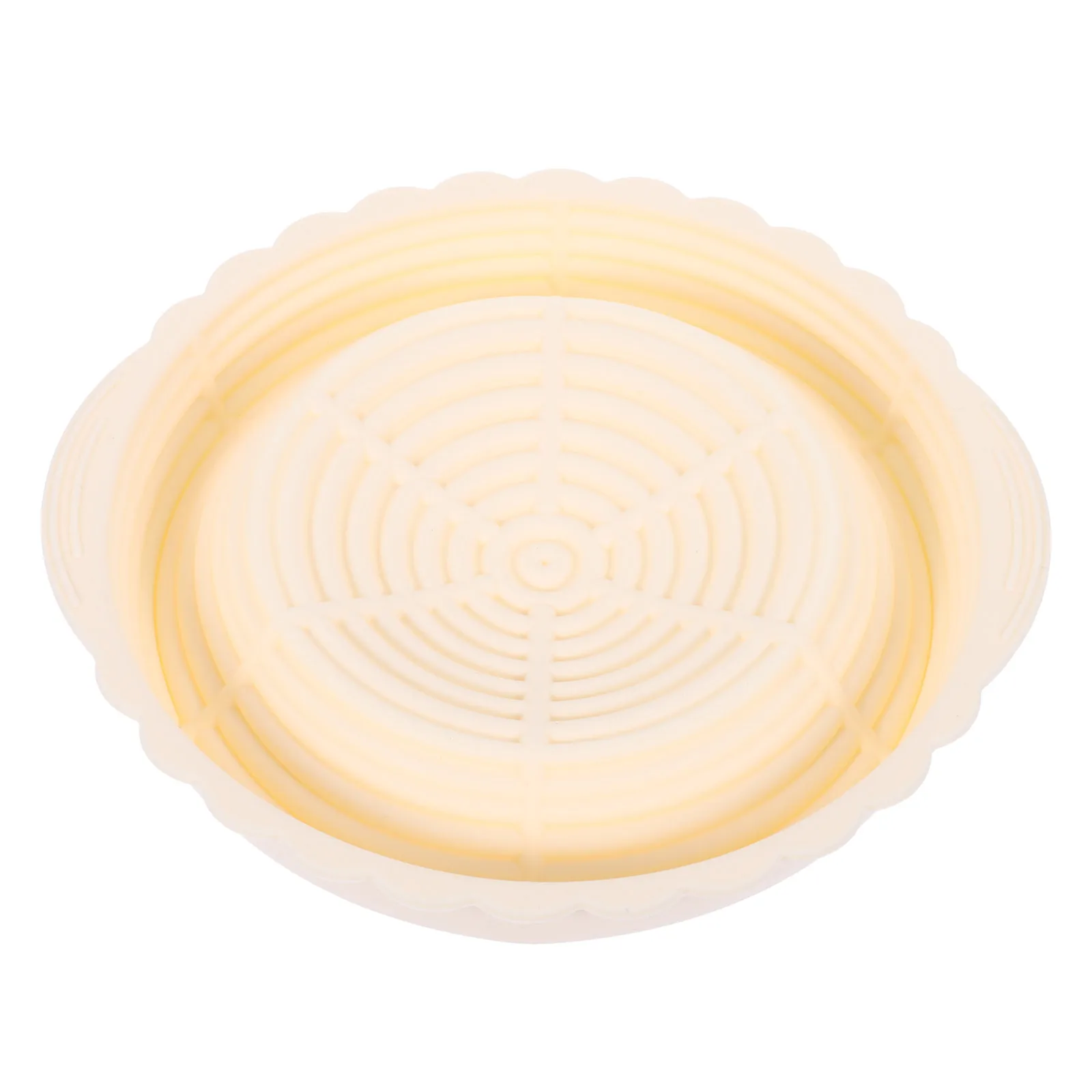 

Silicone Bread Proofing Basket Round White Sourdough Fermentation Bowls Baking Supplies Kitchen Tools Container