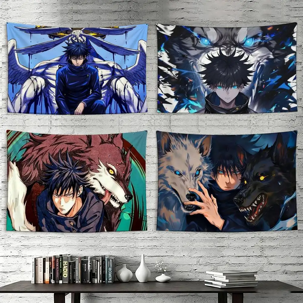 

F-Fushiguro M-egumi Anime Flags Suitable For Party Club Outdoor Interior Wall Decoration Banner Fans Gift
