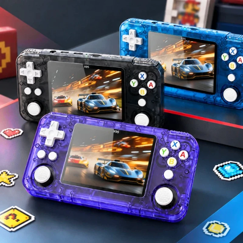 Retro Gaming Years - Consoles de jogos portáteis x95, dispositivo