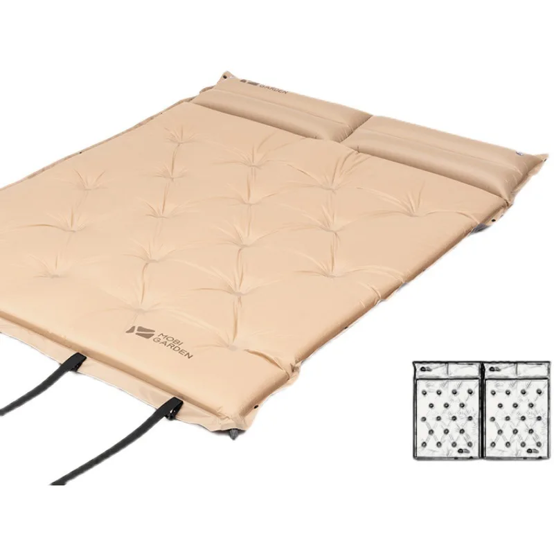 

Automatic Inflatable Mat Outdoor Waterproof Mat Water Bottle Tent Sleeping Mat Air Cushion Bed Napping Single Double Three