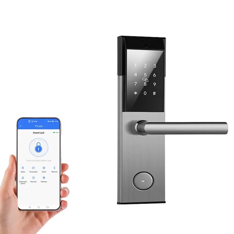 Smart Keyless Entry Lock Digital  Portable Security Lock for Apartment Hotel Aluminum