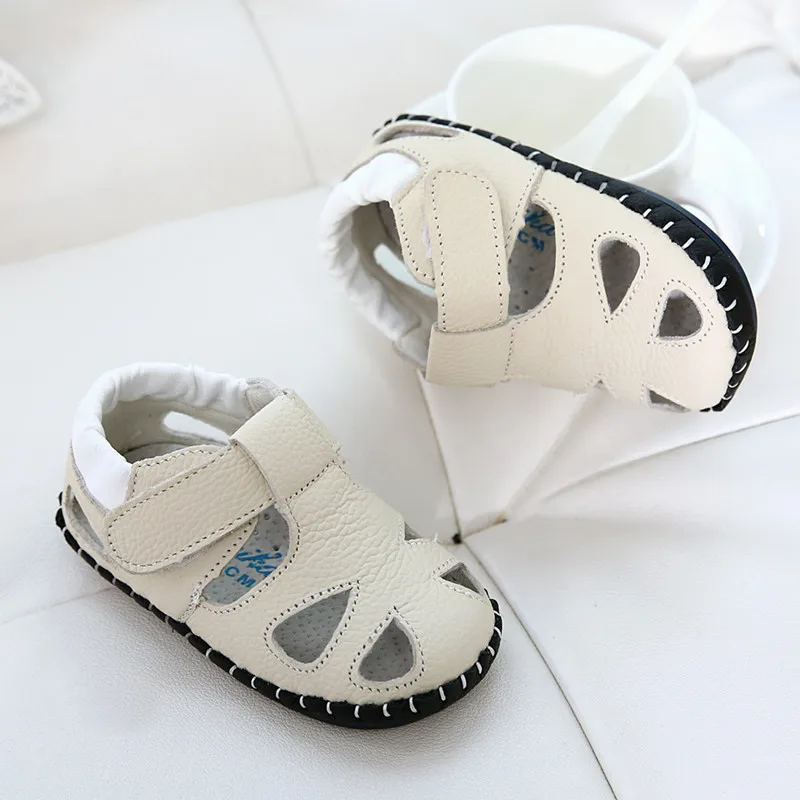 New Summer Newborn Baby Anti Slip Walking Shoes Baby Solid Color Casual Simple And Cute Anti Slip Sandals