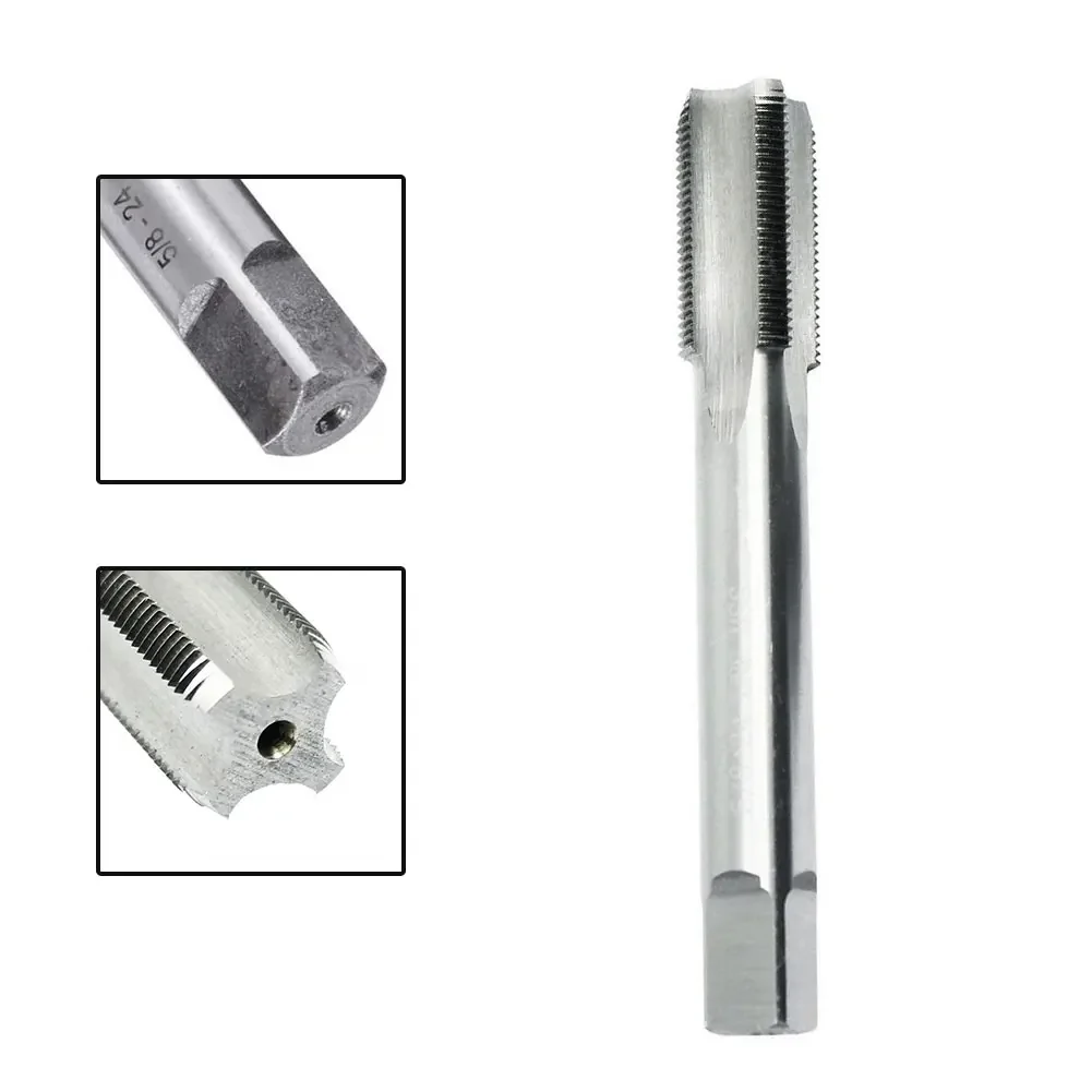 صنبور خيط فولاذي عالي السرعة لليد اليسرى من الفولاذ الكربوني مناسب لصنع خيط اليد اليسرى 5/8-24