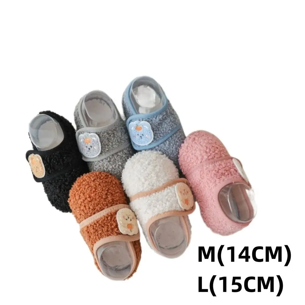 Cute Winter Warm Toddler Socks Baby Floor Socks Children Cotton Slippers Thicken Socking Kids Home Shoes Indoor