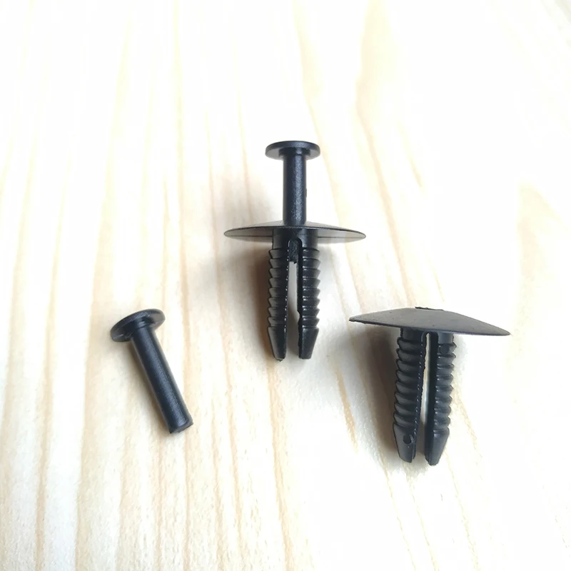 Auto Fastener Rivet Retainer Clips 6.8mm Hole Push Engine Cover Bumper Fender Car Door Trim Panel Clip For BMW Series 3 5 7