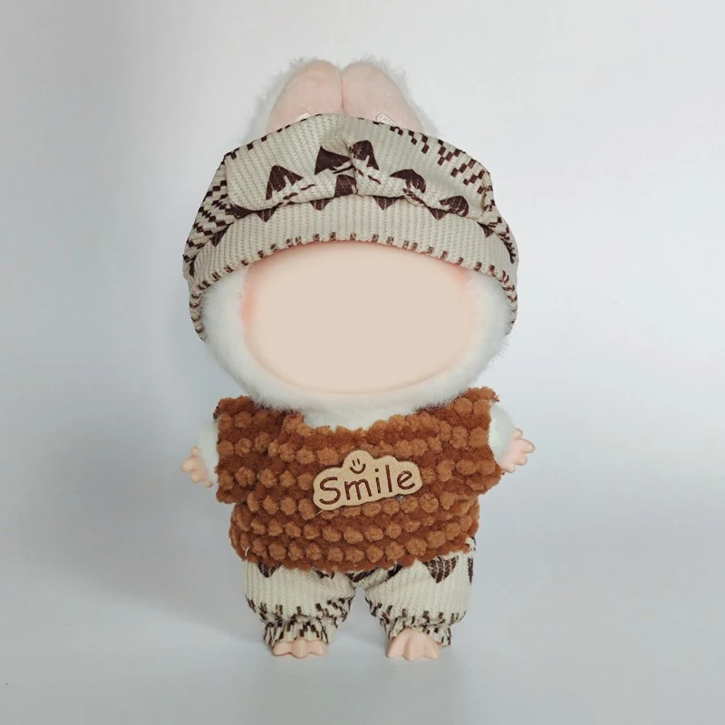 

Одежда для кукол Labubu 17 см, толстовки, одежда для кукол, толстовки с капюшоном, аксессуары для кукол, милые украшения, маленькая одежда