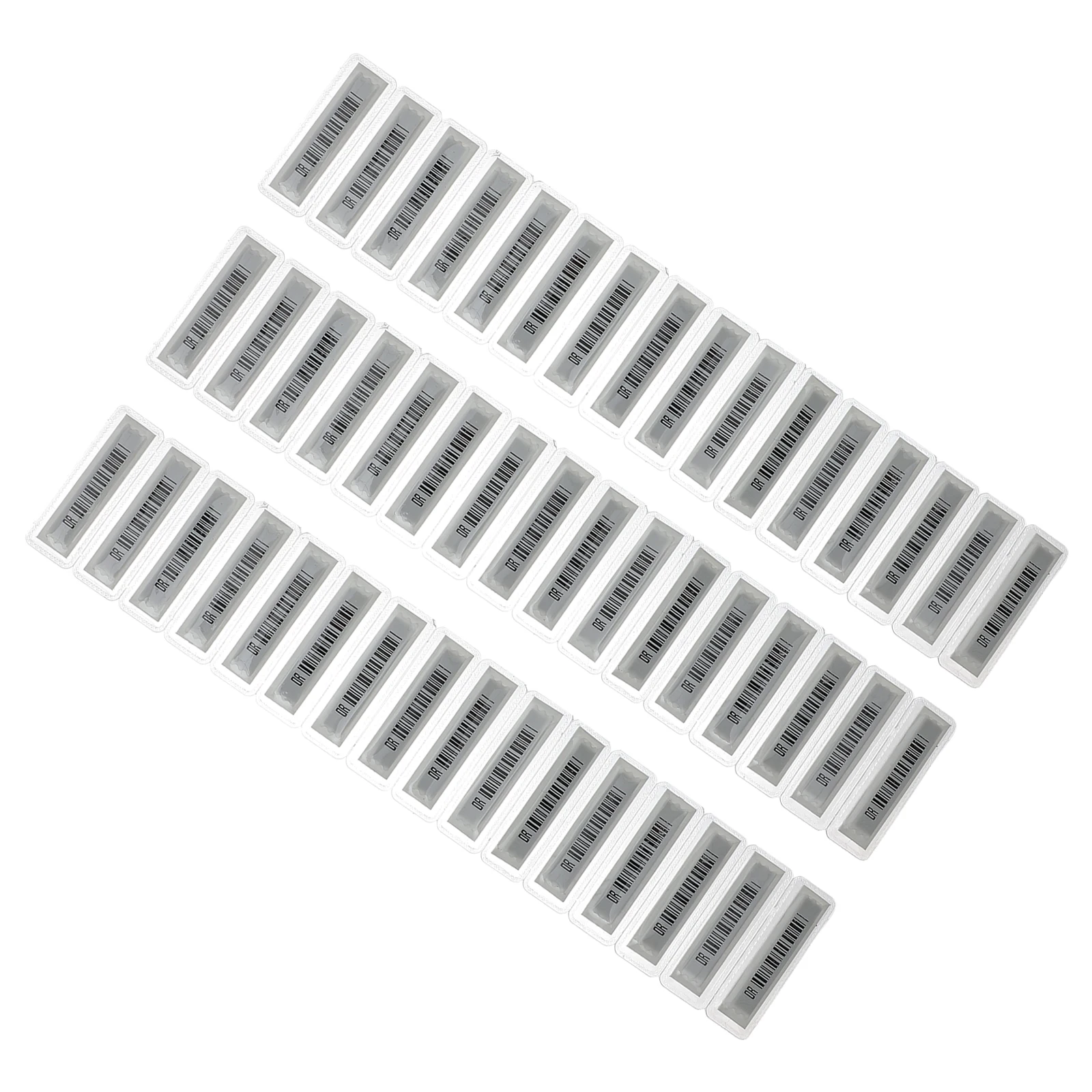 

75Pcs Anti-Theft Label Acoustomagnetic Waterproof Fenico Chip Pet Film Sound Supermarket Goods Anti-Theft Goods Labels