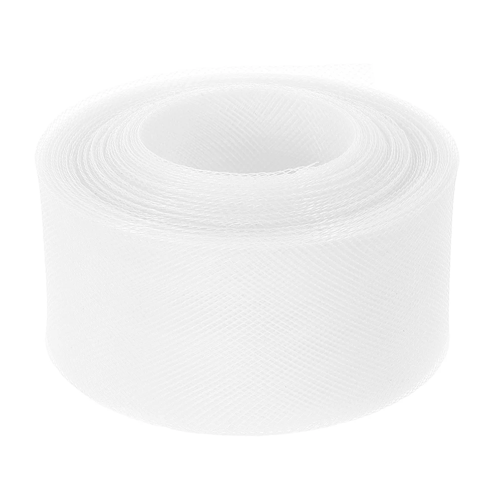 

Wide Elastic Mesh Band Fish Bone Polyester Horsehair Braid for Wedding Dress Dance Gown Boning Sewing Craft Trimming Accessories