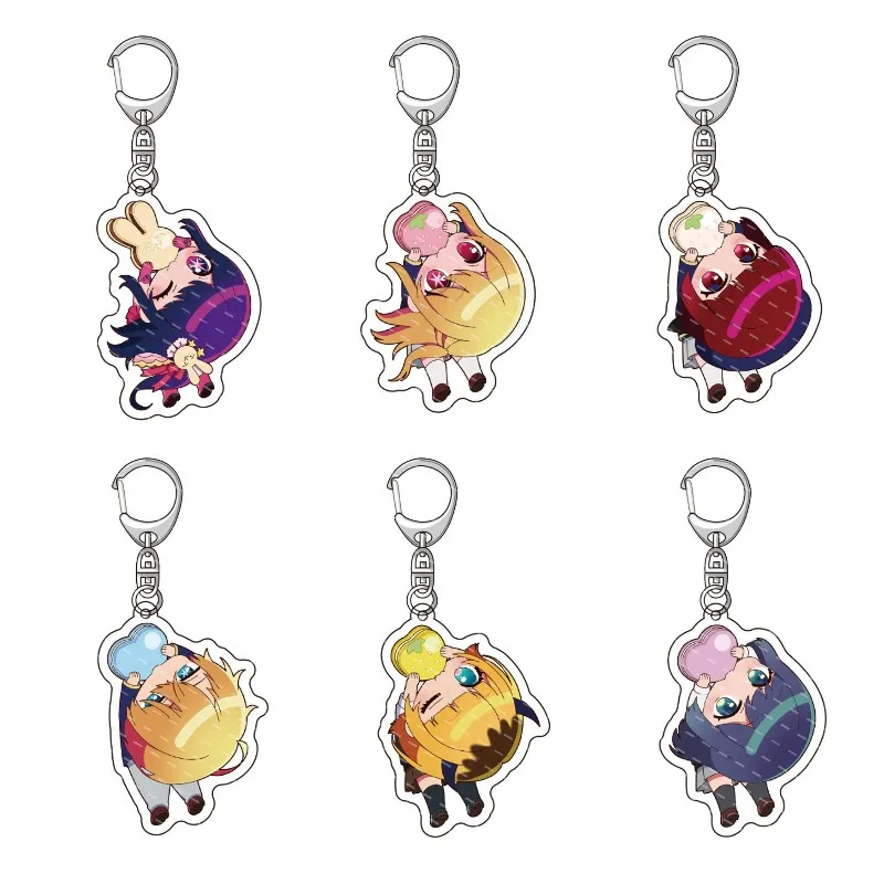 Anime OSHI NO KO Figures Hoshino Rubii Arima Kana Cosplay Acrylic Key Chains Hoshino Ai Cute Keyrings Bag Pendant Fans Xmas Gift