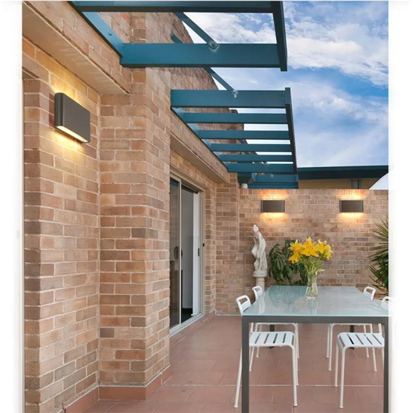 Outdoor Waterproof IP65 With  Human Induction Wall Lamp  Porch Corridor Decoration