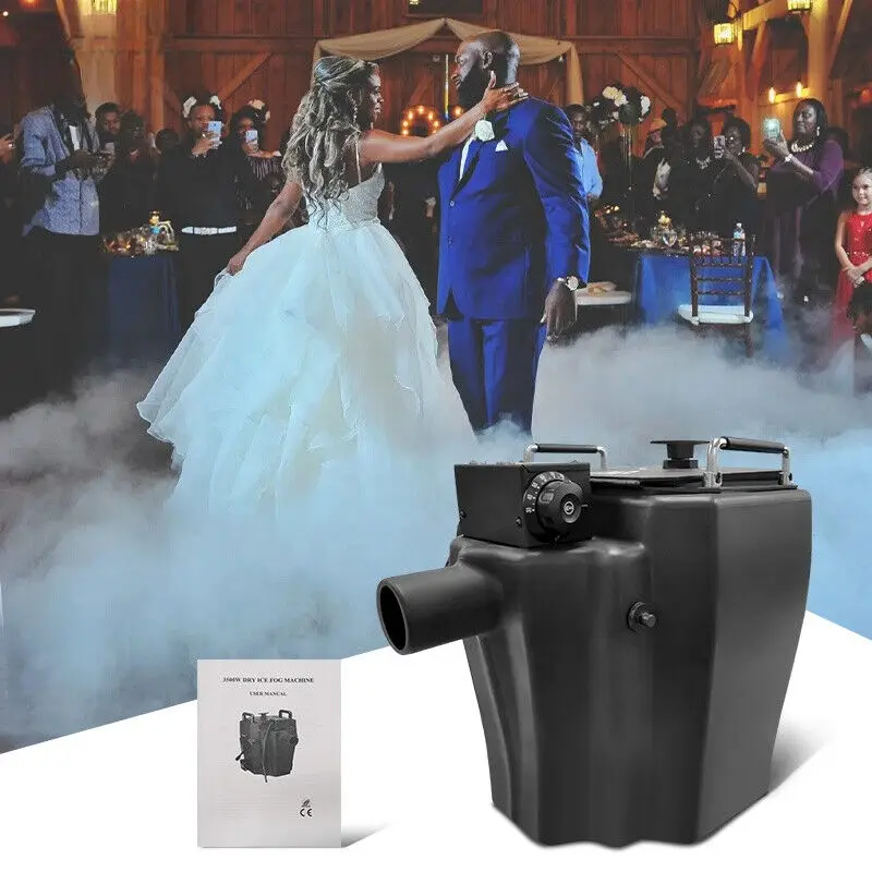 USA Warehouse 3500W Smoke Machine Low Lying Smoke Machine Dry Ice Fog Machine