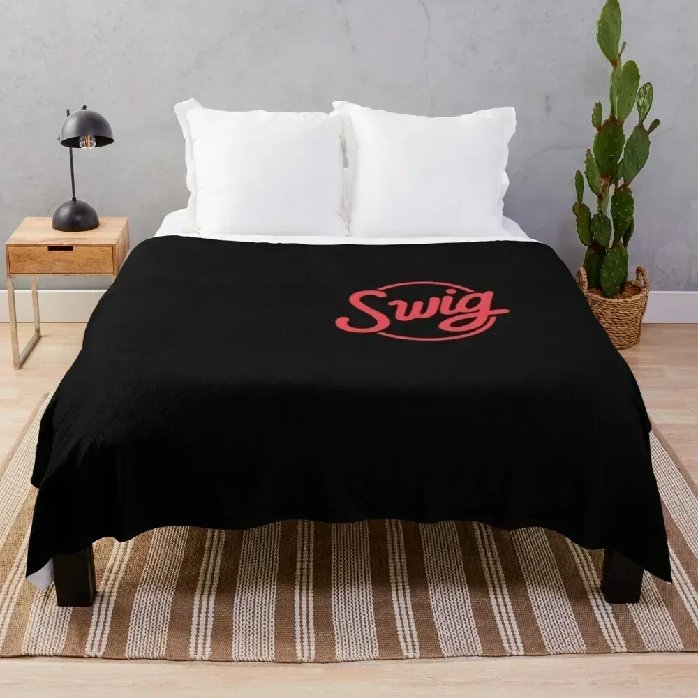 

Swig Classic Throw Blanket Soft Warm Blanket Gift for Men Women Adults