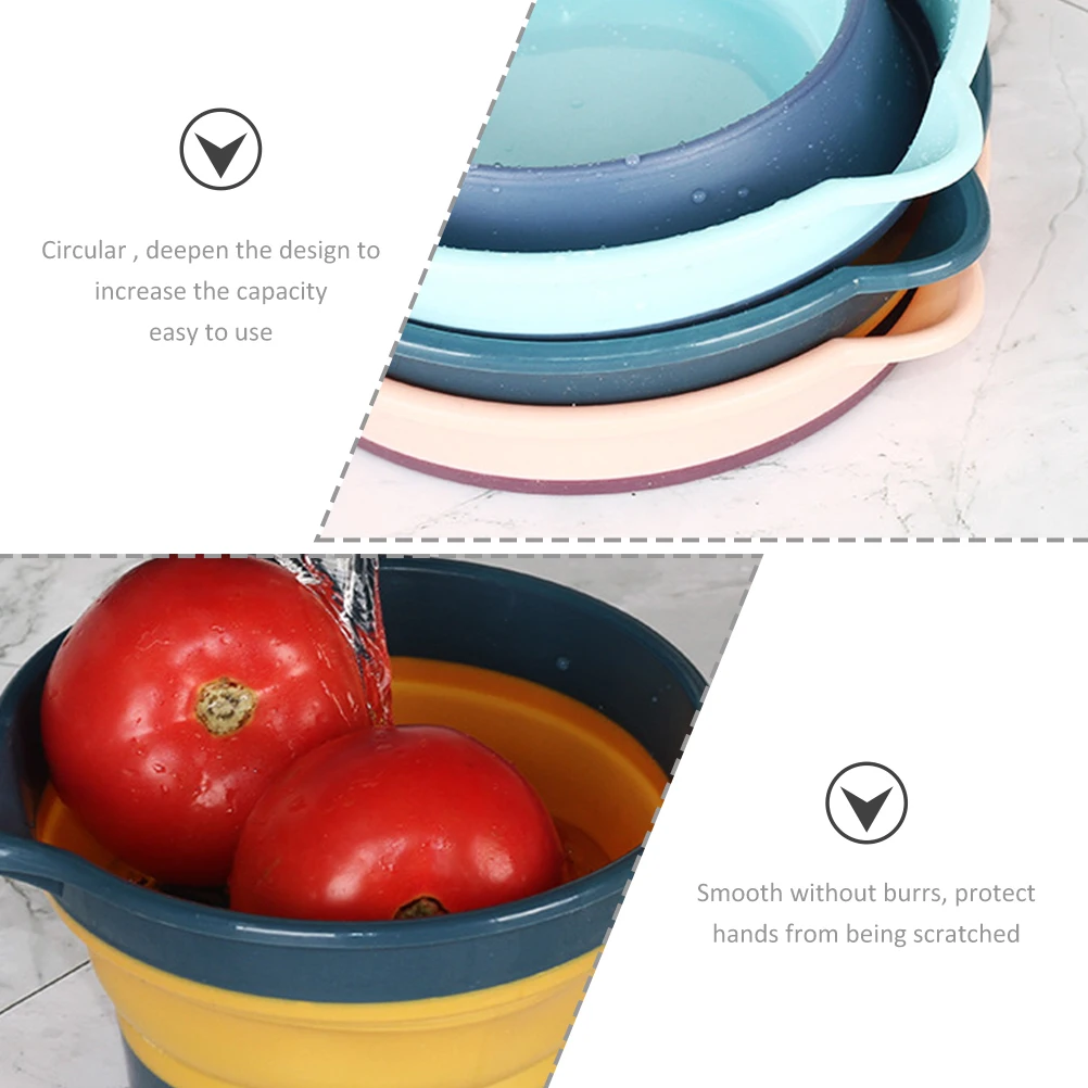 

2Pcs Foldable Plastic Kitchen Water Ladle Long Handle Household Water Scoop for Cooking Watering Flowers Plastic Bailer