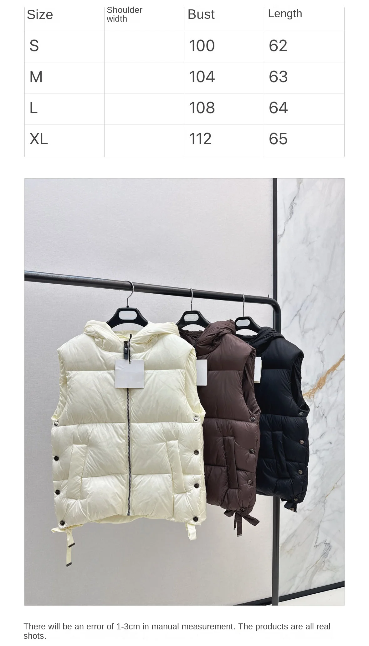 2024 Autumn New High Quality Women's Clothing Classic solid color minimalist hooded down vest 0907