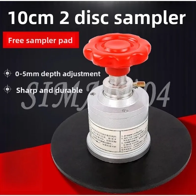 10cm² Circle Sample Cutter Fabric GSM Round Cutter Cloth Sampling Tool Precision Textile Cutting Device Fabric Sample Cutter
