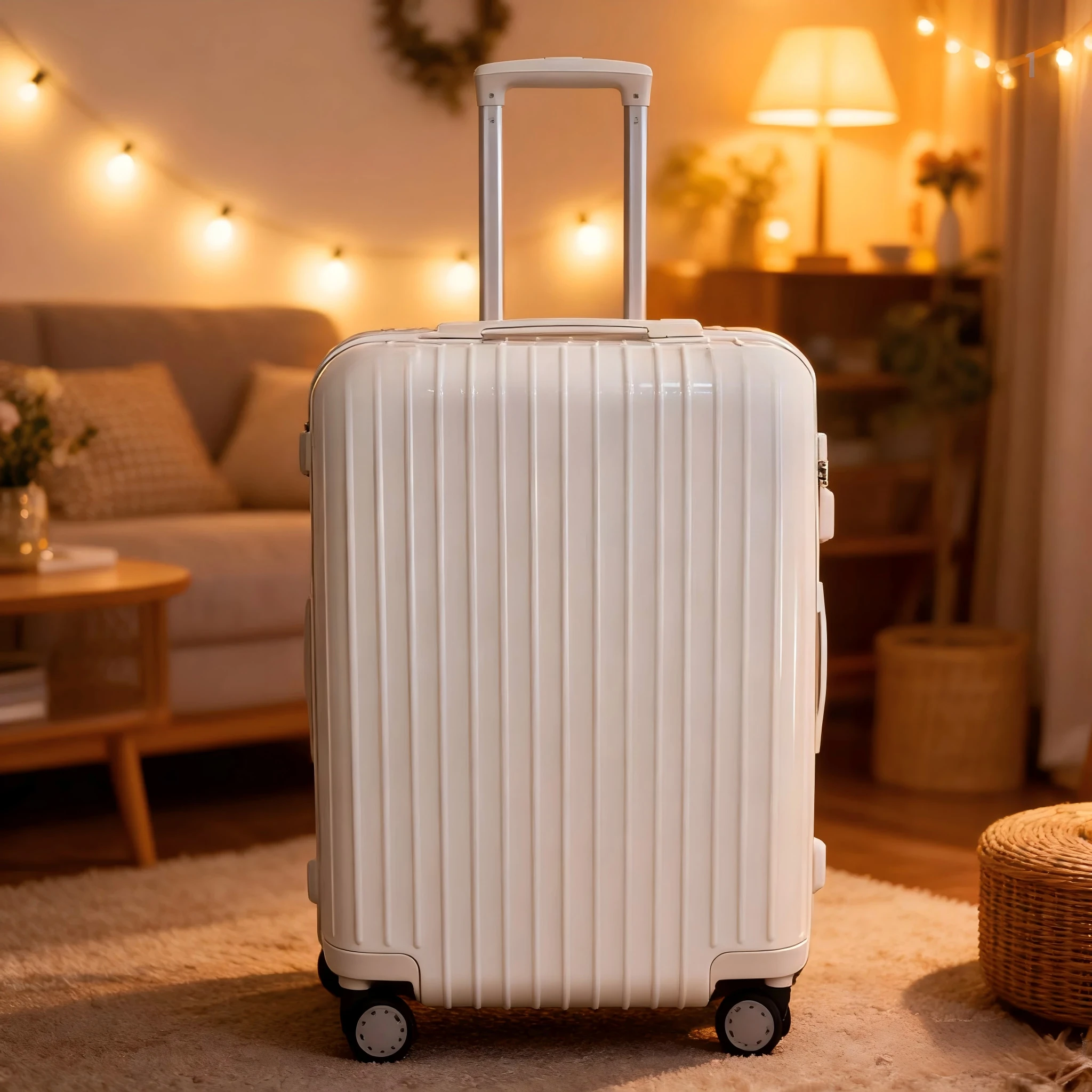 

Luxury High-quality Carry-on Suitcase, Wear-resistant, Large Capacity, Spinner Wheels with Lock, Suitable for Outdoor Camping.