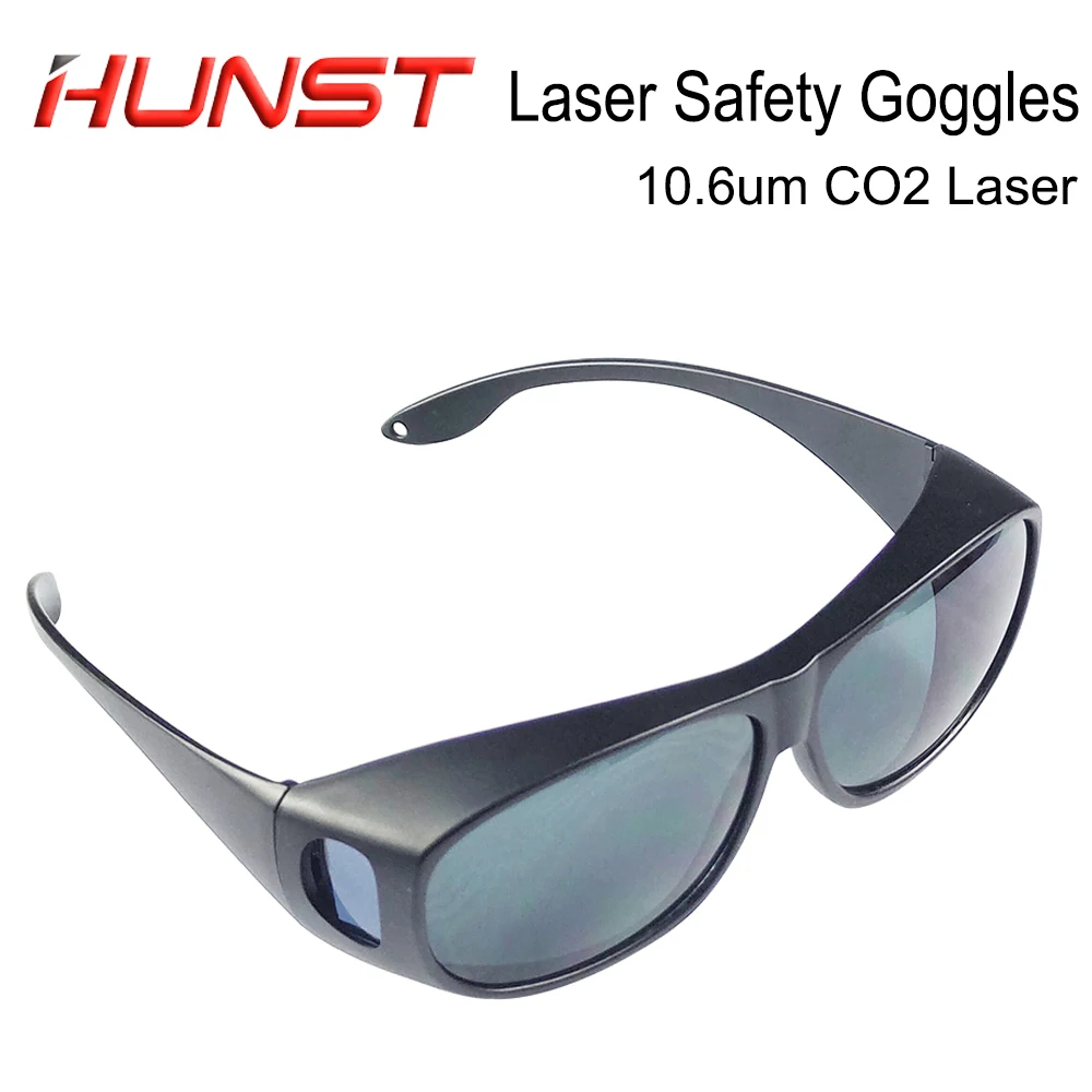 HUNST CO2 Laser Safety Glasses OD6+ For Marking Cutting Machine Parts 10600nm Protective Eyewear Goggles