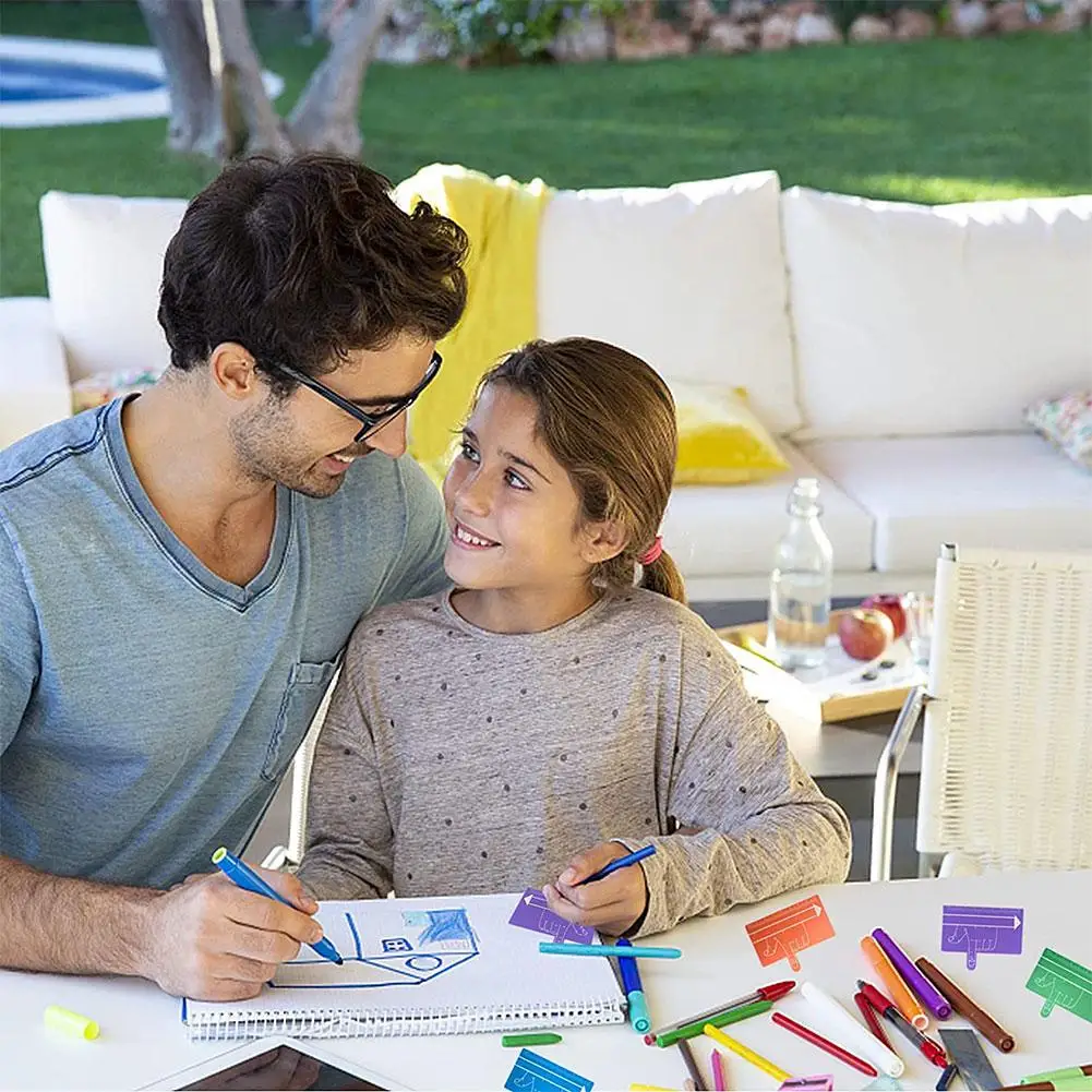 Migliora la lettura e la scrittura con il distanziatore delle dita e le strisce guidate-forniture per la dislexia per la scrittura a mano dei bambini