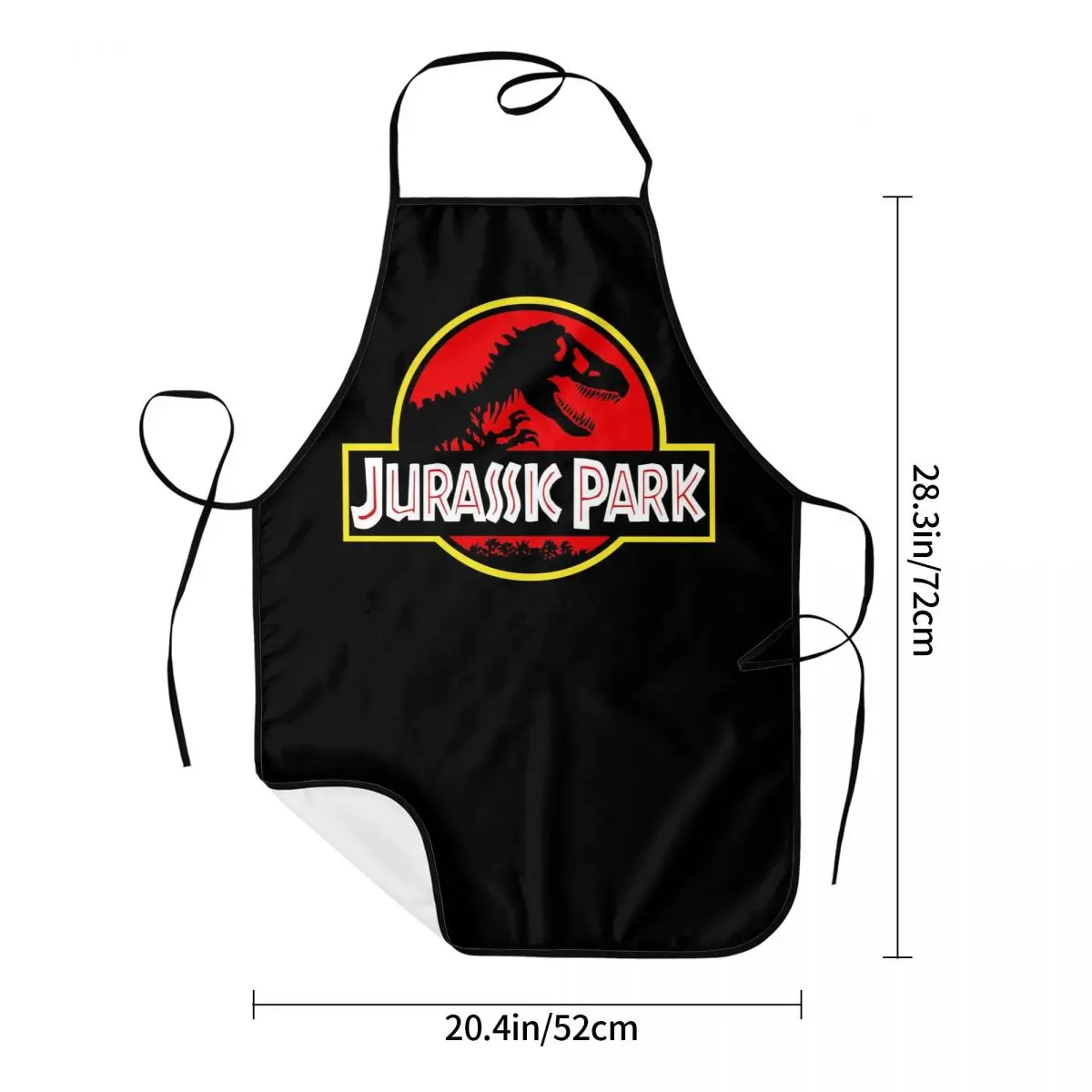 Jurassic Park Logo Apron Women Men Unisex Bib Dinosaur Cooking Kitchen Tablier Cuisine Chef Painting