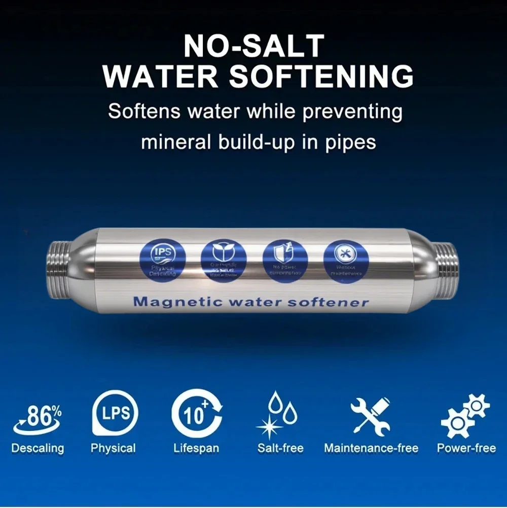 IPS Whole House Water Descaler Scale Inhibition Softener System Machine Anti Limescale Corrosion & Hard water