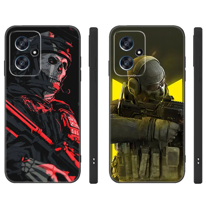 Heißes Spiel Call of Duty schwarz Silikon Handy hülle für Xiaomi Poco X3 X4 NFC F3 F4 GT F5 M3 M4 M6 X5 X6 Pro 5G C55 C65 M5